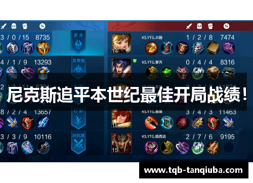 尼克斯追平本世纪最佳开局战绩! 尼克斯追平本世纪最佳开局战绩!